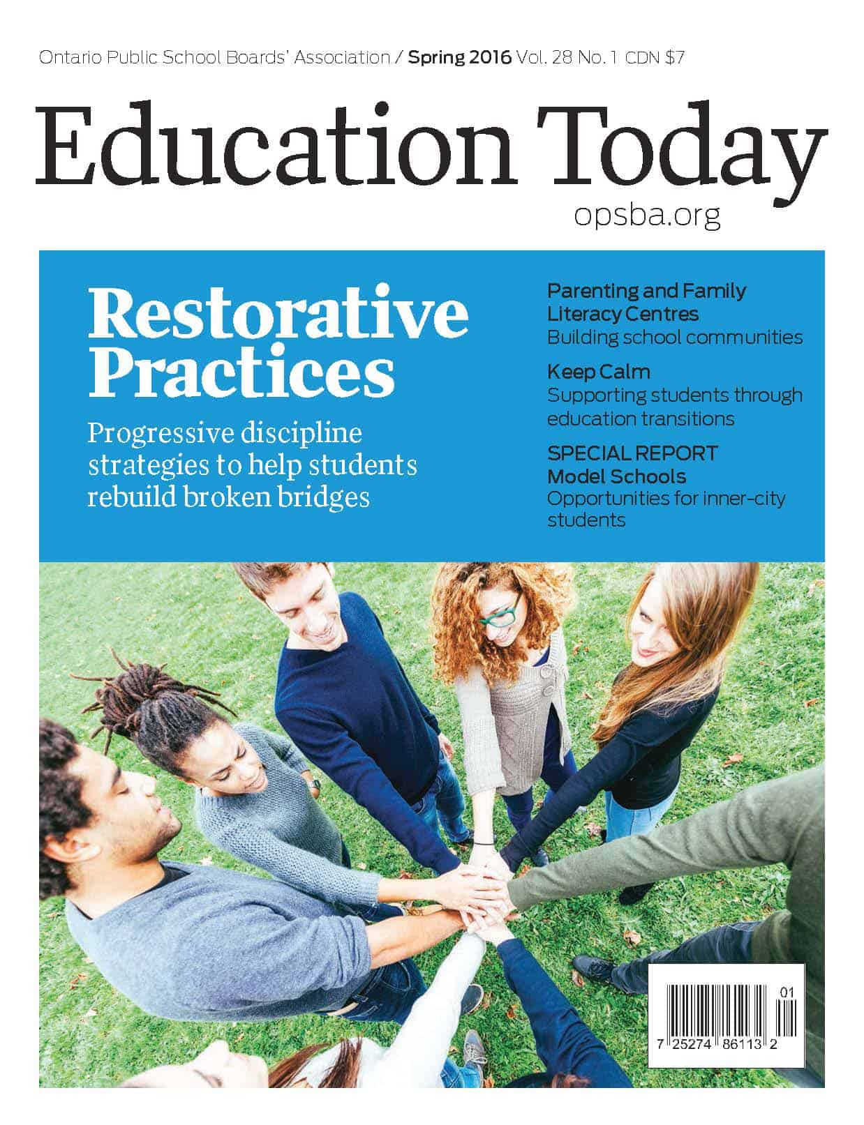Education Today | Spring 2016 | Volume 28 Number 1