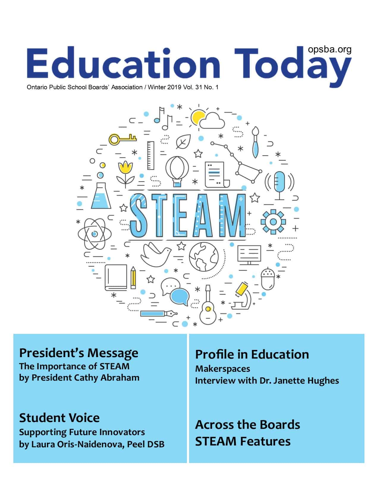 Education Today | Winter 2019 | Volume 31 Number 1