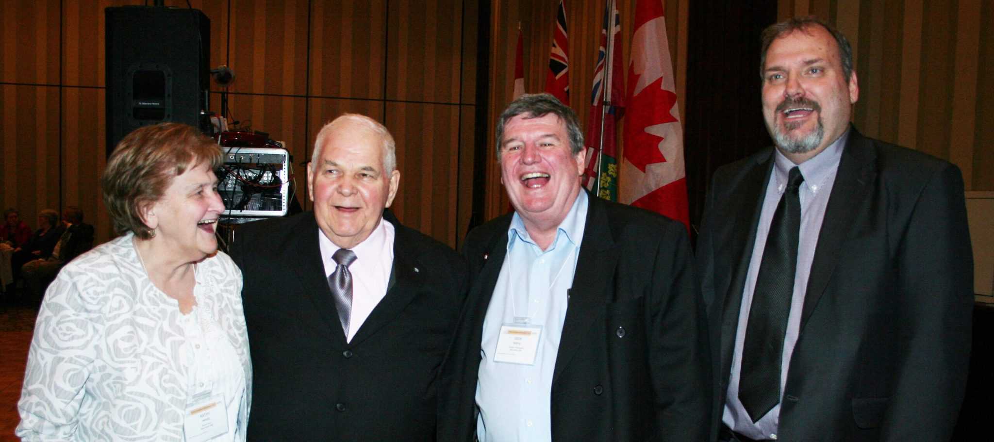 Pictured left to right - Kathy Hewitt, Randy Sheppard, Geof Botting and Michael Barrett