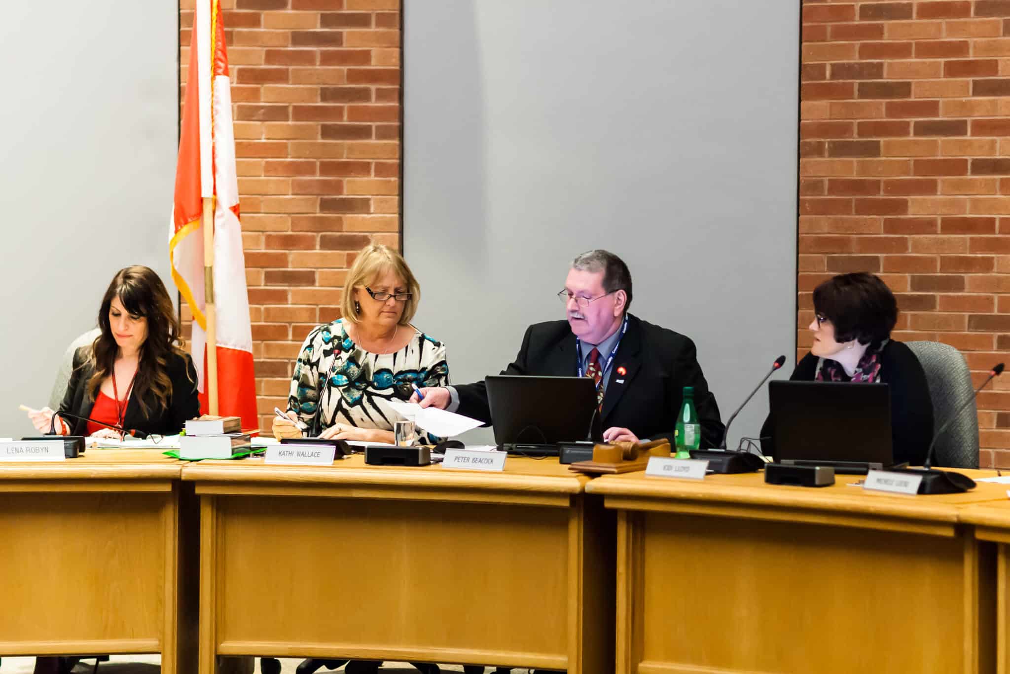 Members of the Simcoe Country District School Board.